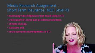 Tips on how to complete the Short Term Insurance Media Research Assignment Unit Standard 120019 [upl. by Biamonte]