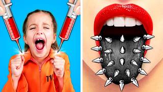 Good Cop Vs Bad Cop In Jail  Easy Parenting Hacks [upl. by Imelida362]