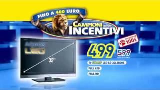 Euronics Campioni degli incentivi  TV LCD Sharp LC32LE600E [upl. by Marilyn]