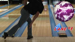 Lane 1 Big Curve and Curve bowling balls by Gary Tutoli BuddiesProShopcom [upl. by Esidnac784]