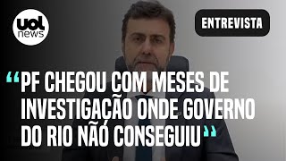 Caso Marielle PF fez em seis meses mais do que investigação do RJ ao longo dos anos diz Freixo [upl. by Eyahsal700]