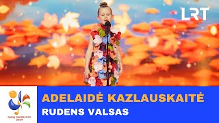 Adelaidė Kazlauskaitė – „Rudens valsas“  „Dainų dainelė 2024“ [upl. by Myrlene]