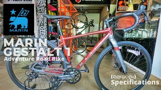 Marin Gestalt 1 2022  Budget Adventure Road Bike  Specifications [upl. by Carry59]