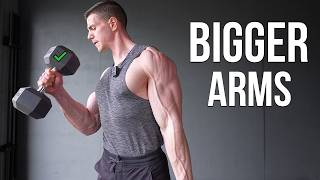 Bigger Arms Workout With Dumbbells Only [upl. by Alanna]