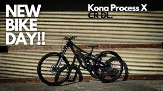 NEW BIKE DAY IS THE BEST DAY Unboxing my new Kona Process X CR DL [upl. by Akissej]