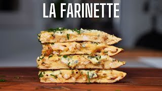 CRÊPE SALÉE AU POULET RÔTI OIGNONS FRITS ET BLEU DAUVERGNE  LA FARINETTE [upl. by Ahlgren]