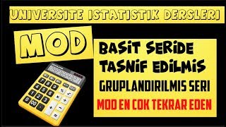 2MOD KONUSU ÜNİVERSİTE İSTATİSTİK VE OLASILIK DERSİ KONU ANLATIM VİDEOLARI [upl. by Rosene]