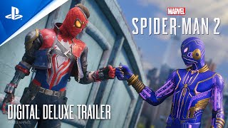 Marvels SpiderMan 2  Digital Deluxe Trailer  PS5 Games [upl. by Eenhat]