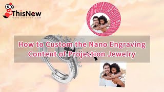 ThisNew  How to Used Template to Design Photo Projection Jewelry [upl. by Bevus]