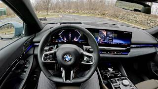 2024 BMW 530i xDrive Sedan  POV First Impressions [upl. by Jakoba]