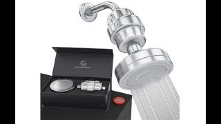 Filtered Shower Head Set Filter Best Review 2018  2019 [upl. by Abekam]