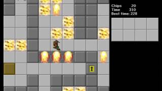 Lets Play Chips Challenge CCLP3  Part 3  Hoisted by My Own Petard [upl. by Nola]