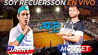 Nicolás Jarry vs Corentin Moutet Reaccionando en vivo ATP 250 de Santiago [upl. by Hereld906]