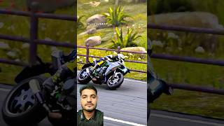 Kawasaki Ninja H2r bike racing top speed ⚡️⚡️⚡️ 😯 [upl. by Irina]