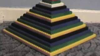 How the Pyramids really got built  Egyptian lego Stop motion animation [upl. by Sabina]