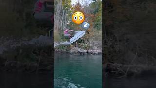 CRAZY JETSKI JUMPS shorts shortsvideo shortsfeed viral jetski jump stunt [upl. by Nairrad472]