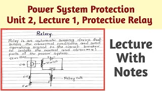 Relay Working  Protective Relay  Power System Protection  Hindi Explanation [upl. by Scharaga]