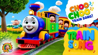 Choo Choo Train Song 🚂 Fun Learning for Kids  Sing Along Nursery Rhyme by ZubiDubiKids [upl. by Nannerb]