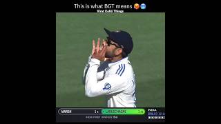 BGT VIRAT KOHLI THINGS india cricket trending viratkohli indvsaus indvsaustest [upl. by Ailemap]