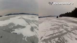 BRAKING TEST WITH SNOW TIRES VS ALL SEASON TIRES [upl. by Felipe]