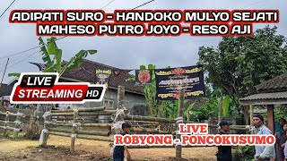 live streaming🔴 BANTENGAN ADIPATI SURO  HANDOKO MULYO SEJATI dll lokasi ROBYONG PONCOKUSUMO [upl. by Regnig]