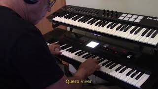 Tortura de Amor  Instrumental  Roland BK5 [upl. by Nomolas]