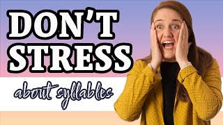 Stressed Syllables word stress in English Part 1 [upl. by Jacki285]