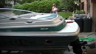 Maxum Boat Exhaust  Captains call  Corsa Switchable [upl. by Gardol455]