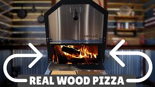 Finally REAL WOOD Pizza At Home for UNDER 15000  Pizzello Grande  galleryBBQ [upl. by Areik150]