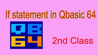 If statement in Qbasic With example  QB64  greater than and less than solve [upl. by Lathrop]