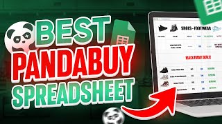 The BEST Pandabuy Spreadsheet EVER 1000 FINDS [upl. by Nnairol]