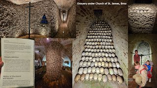 Ossuary at the Church of St James  Brno  Czech Republic or Brněnská kostnice [upl. by Coppock101]