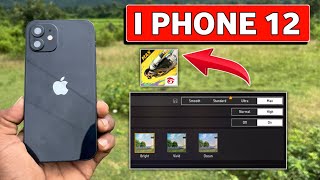 i phone 12 free fire test  iphone 12 free fire test 2024  iphone 12 free fire gameplay [upl. by Nanine]