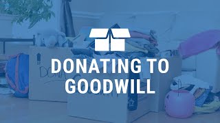 Donating to Goodwill [upl. by Macintyre282]