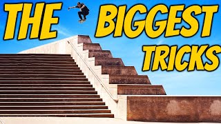 The Biggest Skateboarding Tricks [upl. by Aria]