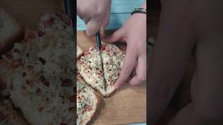 Quick amp Easy Pizza Bread Slices shorts pizza quickrecipes bread cheese pizzalover easy [upl. by Vernice476]