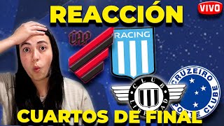 🔴PARANAENSE 🆚 RACING🔵⚫LIBERTAD 🆚 CRUZEIRO🔵 🏆Cuartos de Final copa Sudamericana [upl. by Bennie]