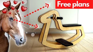 I Spent 4 Hours Building This Rocking Horse AND GAVE IT AWAY [upl. by Goff]