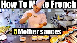 How to make 5 Mother sauce in French cuisine🤔 veloute sauce [upl. by Siroved]