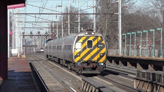 Amtrak HD 60fps Northeast Corridor Action  Elizabeth w NJ Chamber of Commerce Train 21717 [upl. by Zaller443]