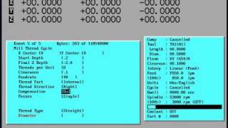 Milltronics CNC Control Basic Demowmv 2010 [upl. by Plate858]