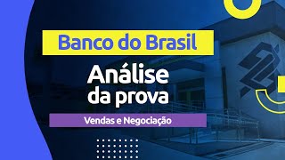 Correção da Prova  Concurso Banco do Brasil 2021  Vendas e Negociação [upl. by Nelrsa]