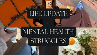 LIFE UPDATE  MY STRUGGLE WITH MENTAL HEALTH  GIRLGONELUX [upl. by Werd]