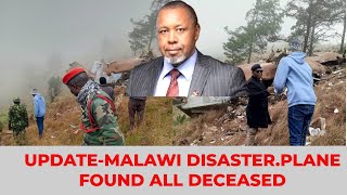 UPDATEMALAWI PLANE DISASTER  PLANE FOUND ALL DECEASED [upl. by Tenn219]