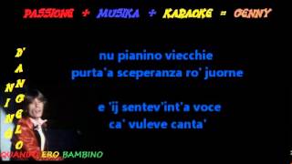 NINO DANGELO Quando ero bambino karaoke [upl. by Eelytsirk338]