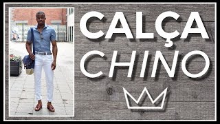 CALÇA CHINO MASCULINA 5 dicas de como usar [upl. by Widera643]