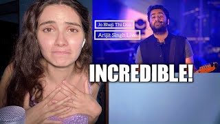 Singer Reacts to Arijit Singh  Jo Bheji Thi Dua Live [upl. by Bree]