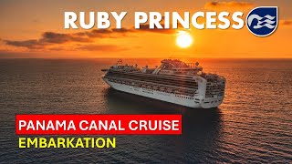 Ruby Princess Panama Canal Cruise our first impressions [upl. by Yllut]