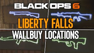 ALL WALL BUY LOCATIONS  LIBERTY FALLS  BO6 Zombies Beginner Guide Black Ops 6 Zombies [upl. by Hairakcaz408]