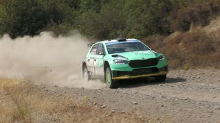 Toksport WRT  WRC Rally Acropolis 2023 Test  6 Skoda Fabia RS Rally2 4K [upl. by Alyat]